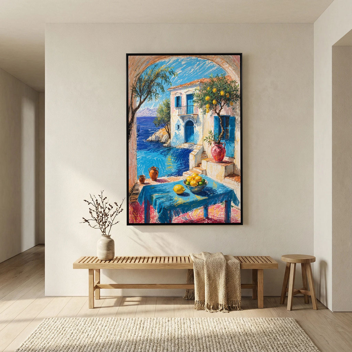 Mediterranean Lemon House by The Art Concept