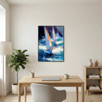 Yacht racing sport art 24 by Justyna Jaszke