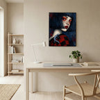 Young Geisha Stretched Canvas Wall Art