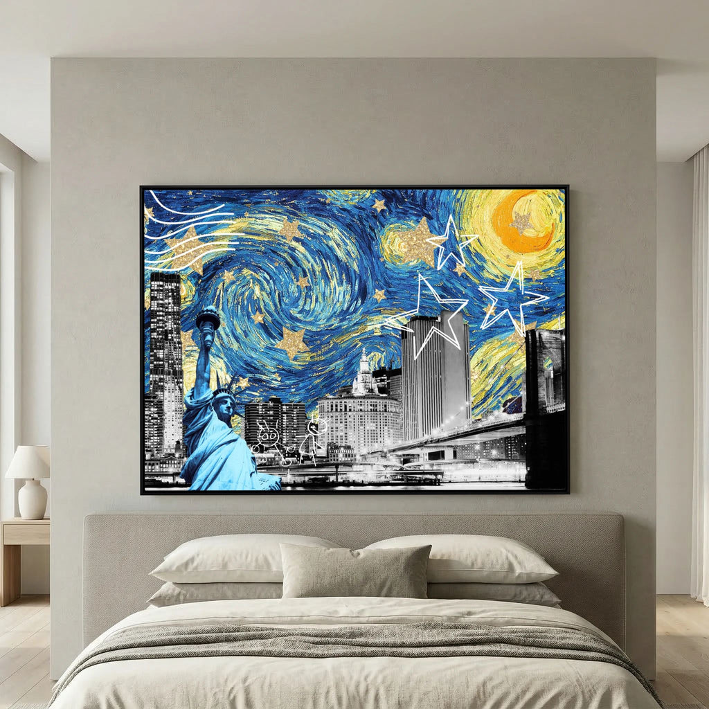 Starry Night New York by Athene Fritsch
