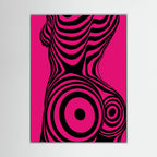 Modern Pop Art Silhouette Canvas Print