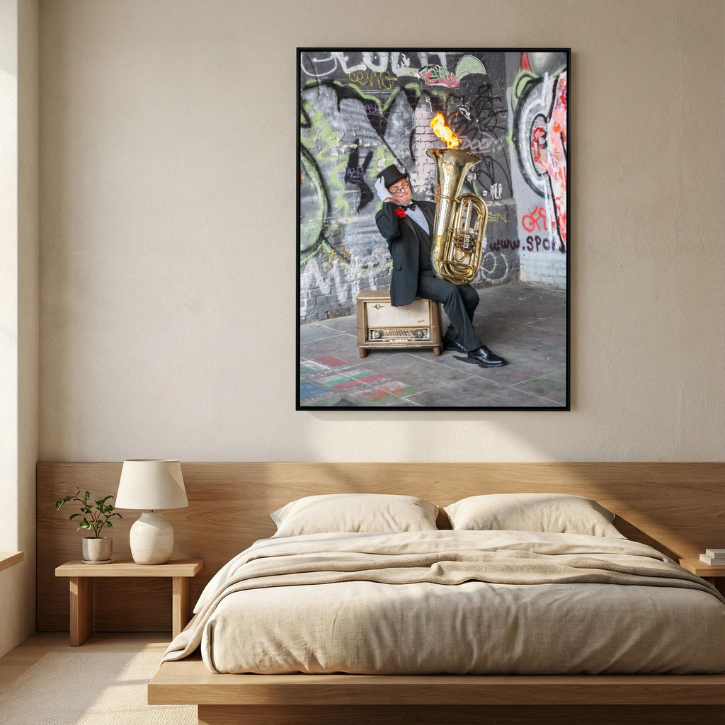 Urban Performance Art Canvas Wall Decor