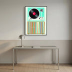 Vinyl Stack by Wall Chart Art Studio