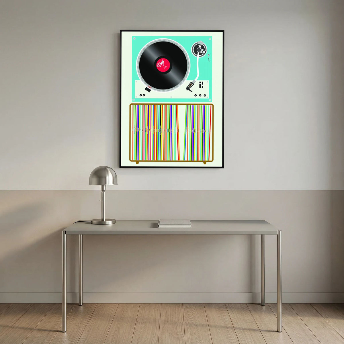 Vinyl Stack by Wall Chart Art Studio