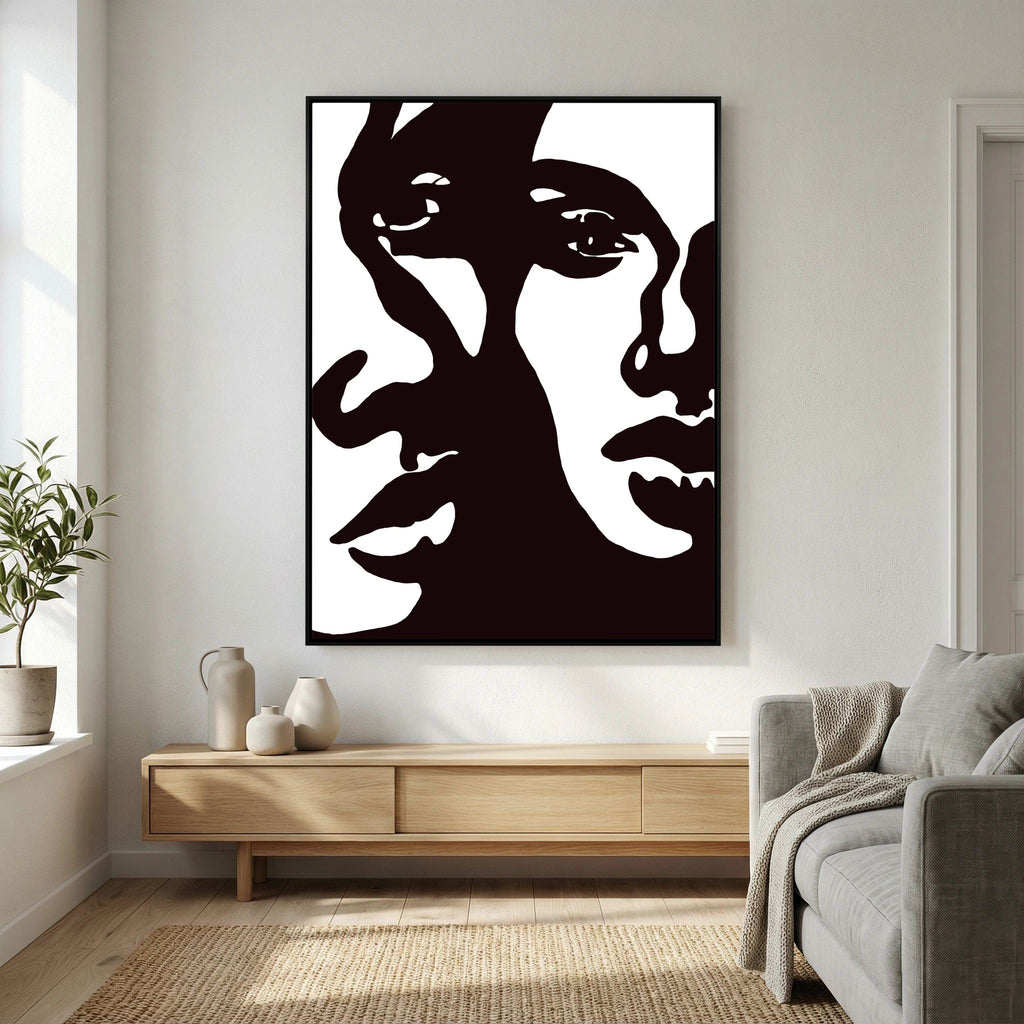 Abstract Dual Faces Stretched Canvas Wall Art
