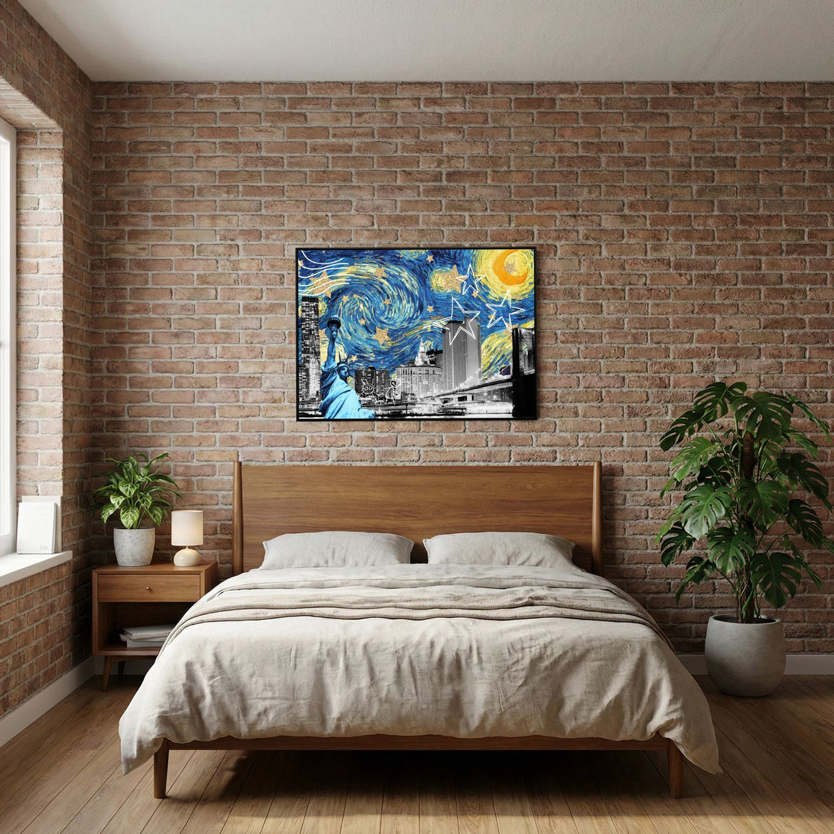 Starry Night New York by Athene Fritsch