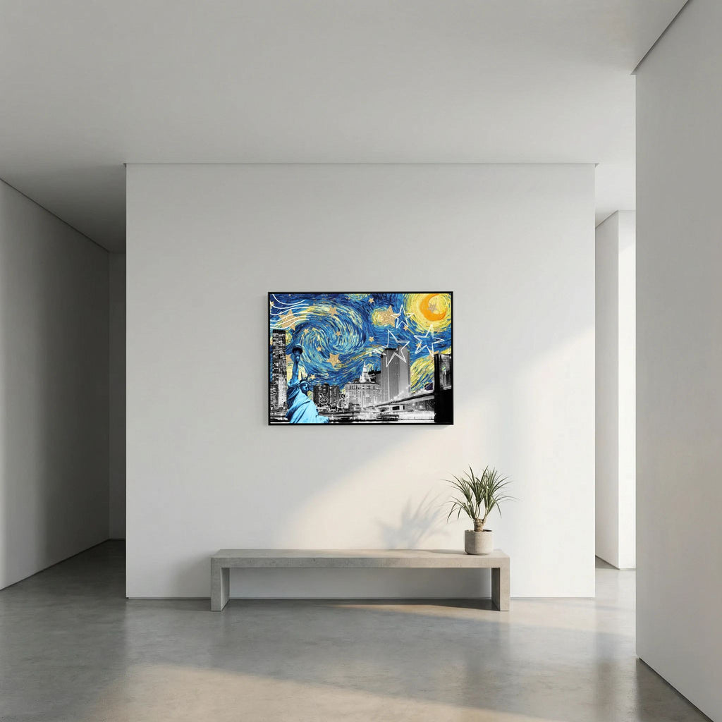 Starry Night New York by Athene Fritsch