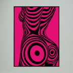 Modern Pop Art Silhouette Canvas Print