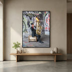 Urban Performance Art Canvas Wall Decor