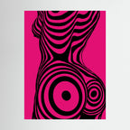 Modern Pop Art Silhouette Canvas Print