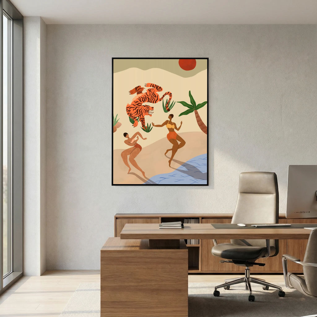 Dancing Tiger by Arty Guava