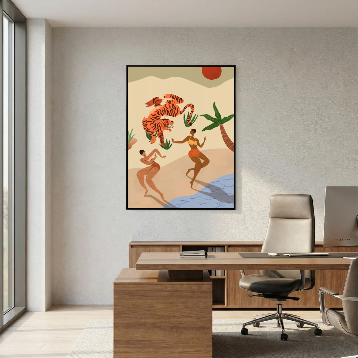 Dancing Tiger by Arty Guava