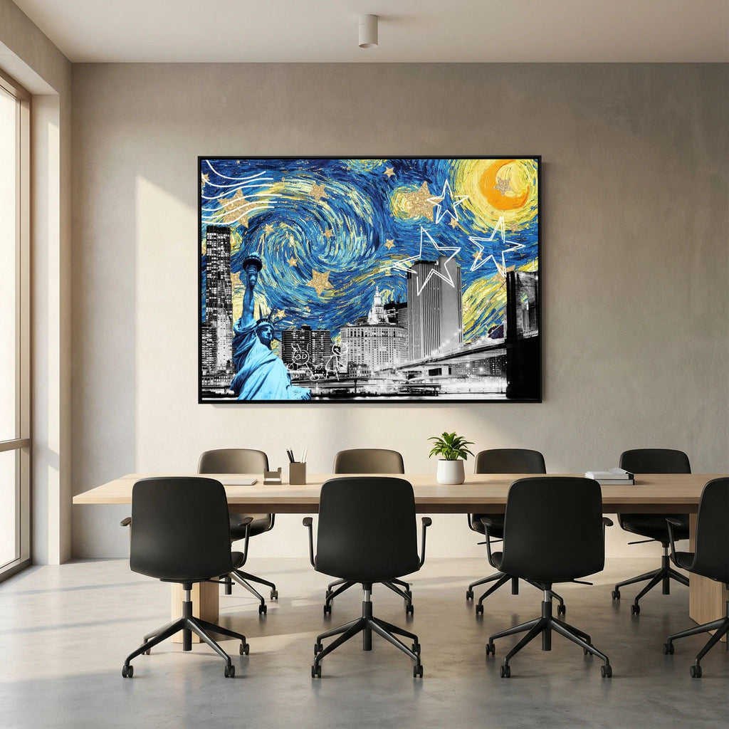 Starry Night New York by Athene Fritsch