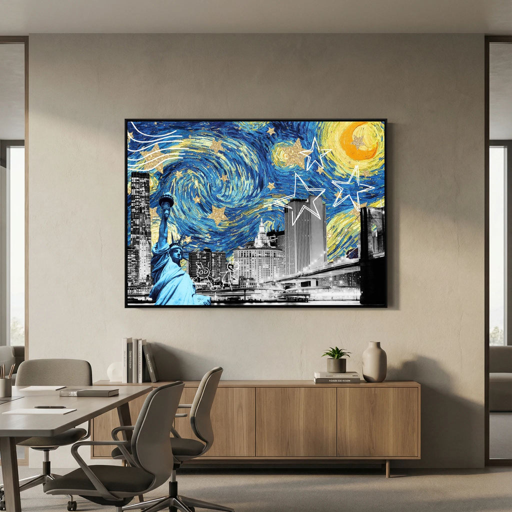 Starry Night New York by Athene Fritsch