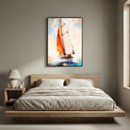 Yacht Racing Sport Art 12 Stretched Canvas Wall Art – By Justyna Jaszke