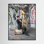 Urban Performance Art Canvas Wall Decor