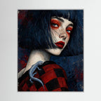 Young Geisha Stretched Canvas Wall Art