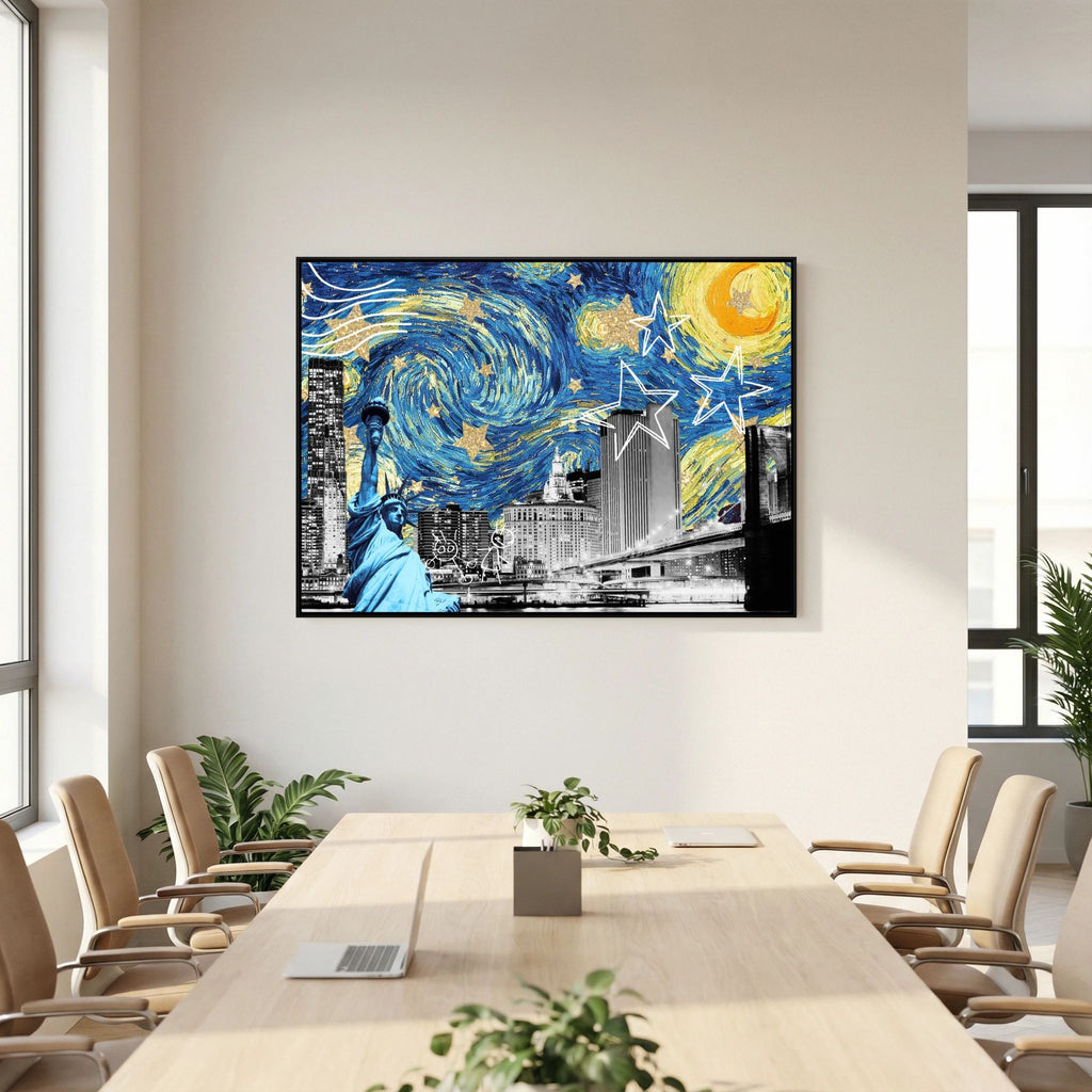 Starry Night New York by Athene Fritsch