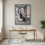 Urban Performance Art Canvas Wall Decor