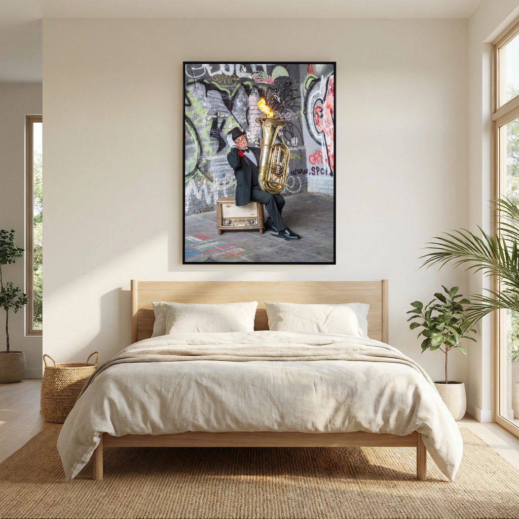 Urban Performance Art Canvas Wall Decor