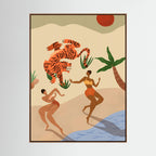 Dancing Tiger by Arty Guava