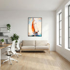Yacht Racing Sport Art 12 Stretched Canvas Wall Art – By Justyna Jaszke