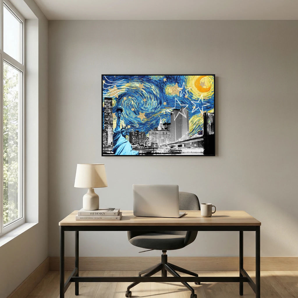Starry Night New York by Athene Fritsch