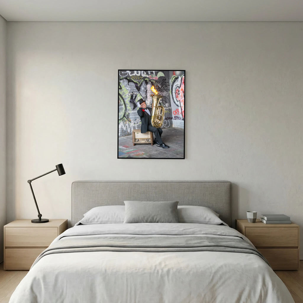 Urban Performance Art Canvas Wall Decor