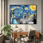Starry Night New York by Athene Fritsch