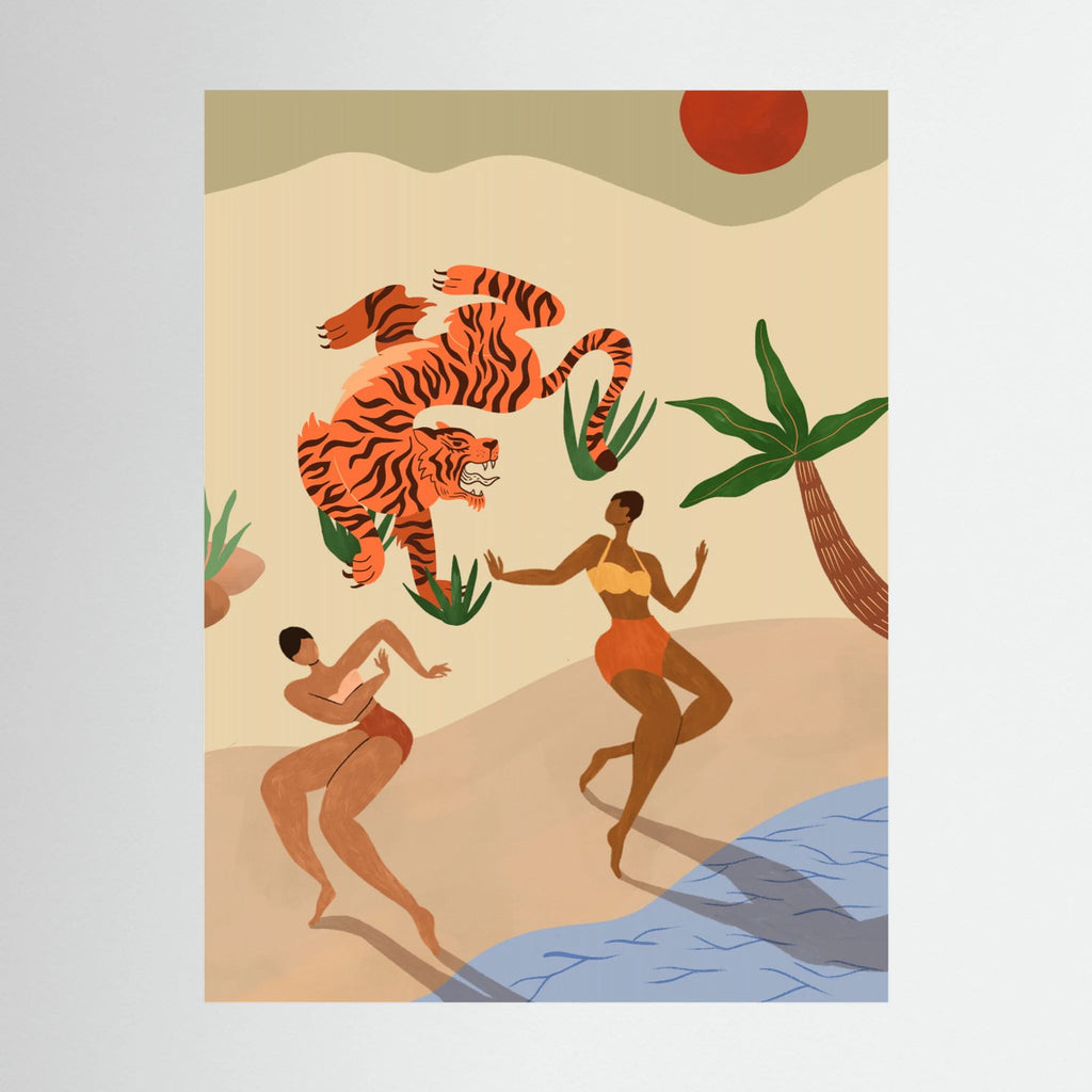 Dancing Tiger by Arty Guava