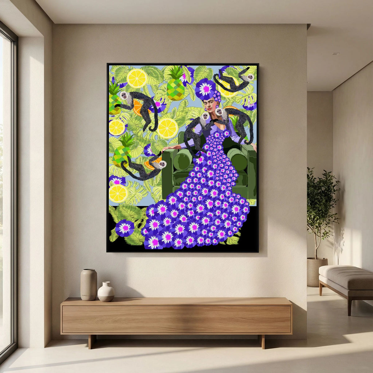Frida in the Garden by Lynnda Rakos