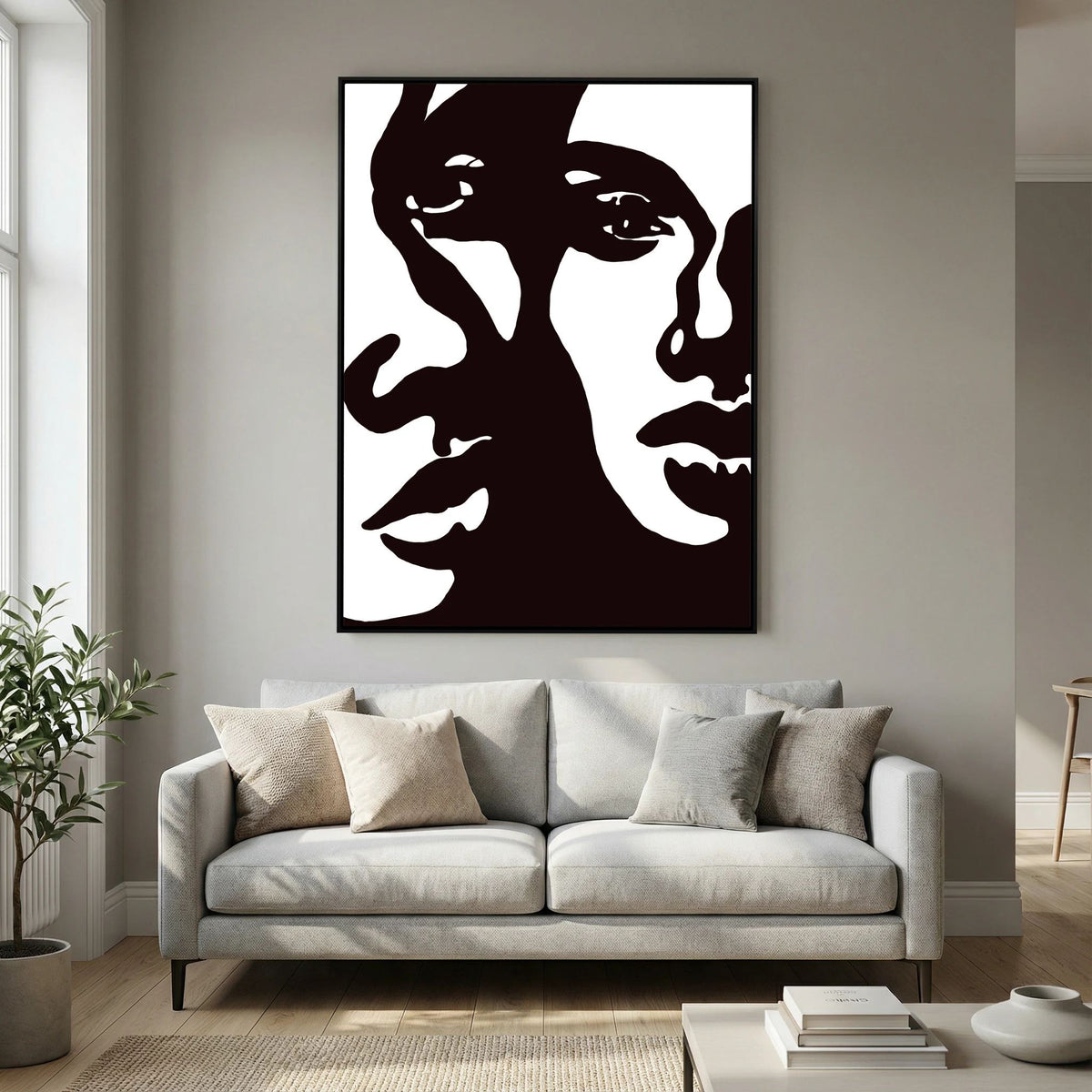Abstract Dual Faces Stretched Canvas Wall Art