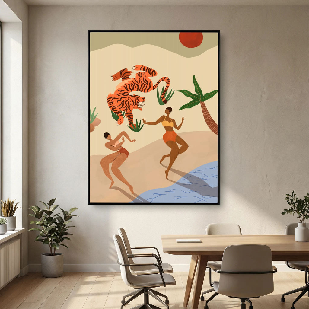 Dancing Tiger by Arty Guava
