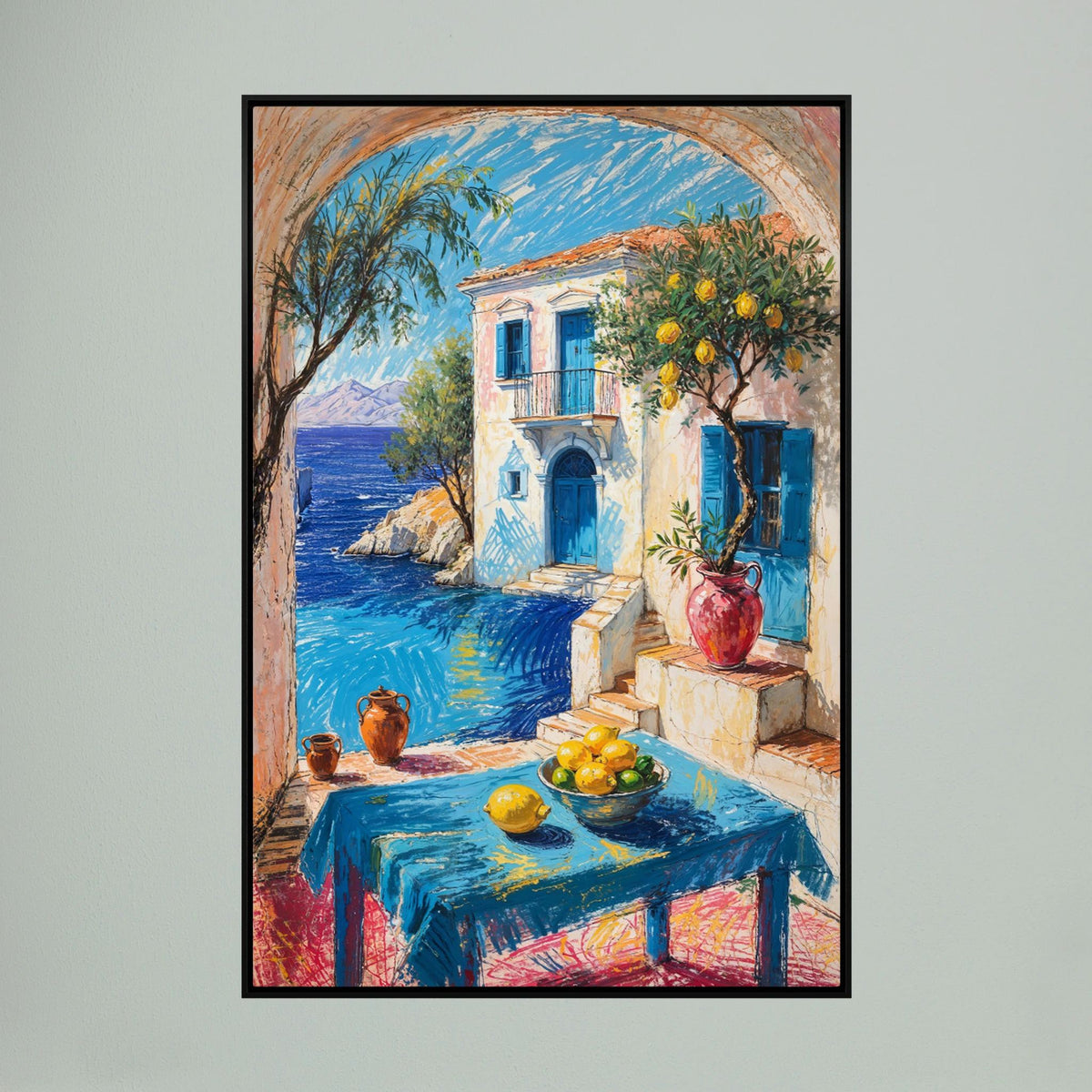 Mediterranean Lemon House by The Art Concept