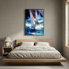 Yacht racing sport art 24 by Justyna Jaszke