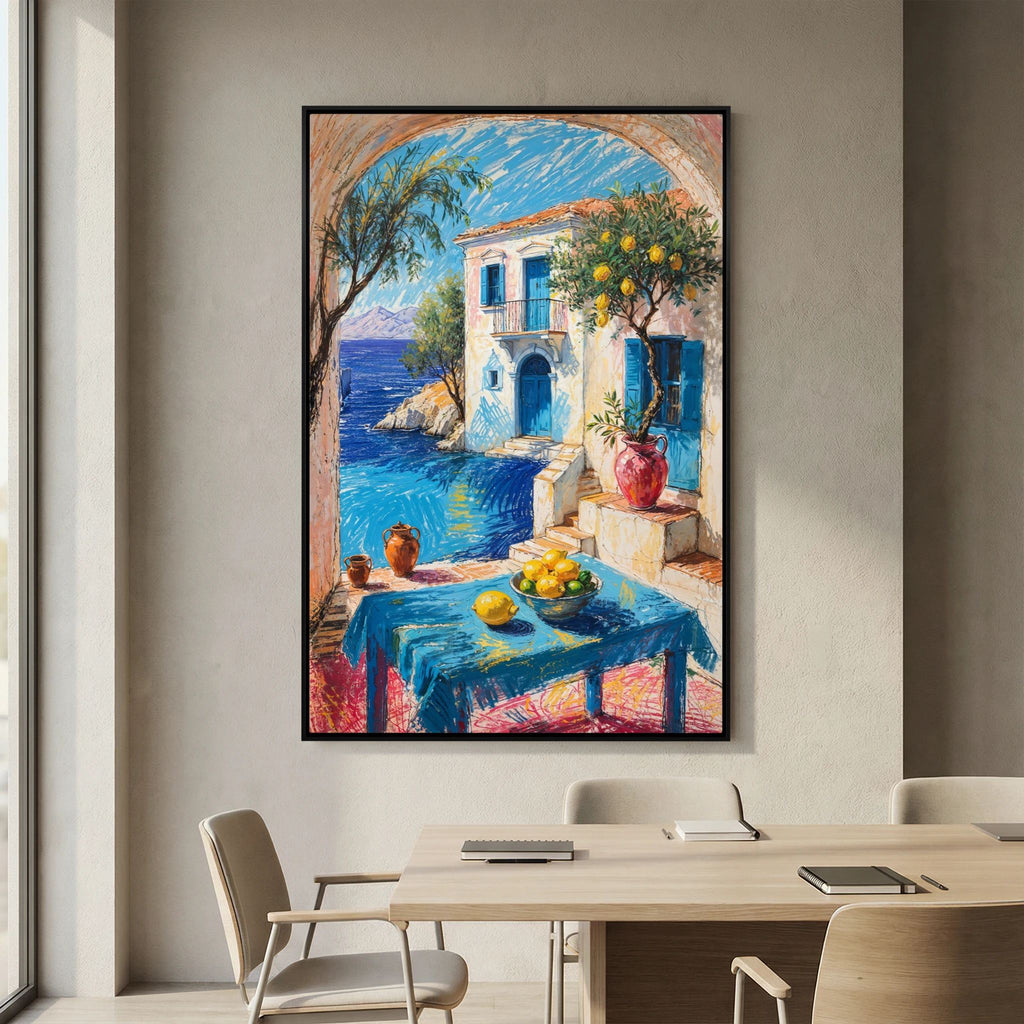 Mediterranean Lemon House by The Art Concept