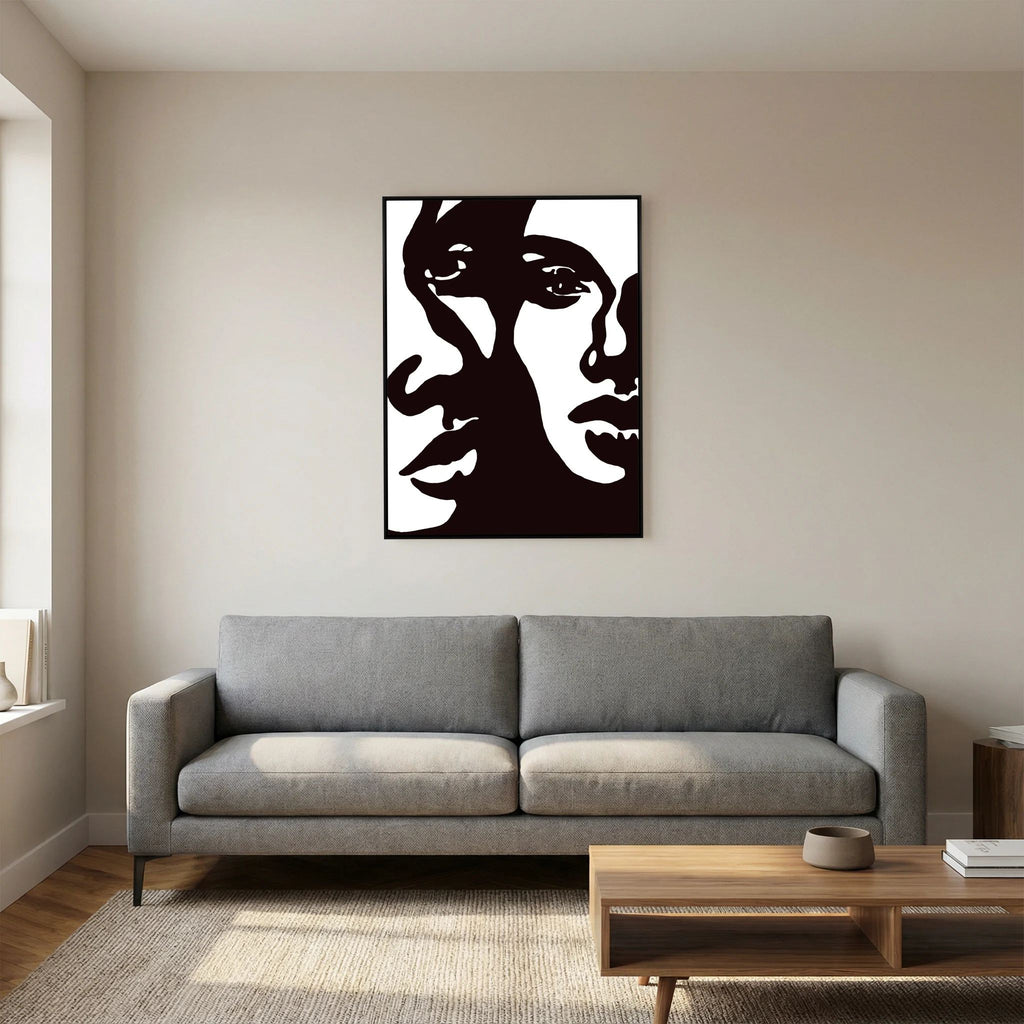 Abstract Dual Faces Stretched Canvas Wall Art