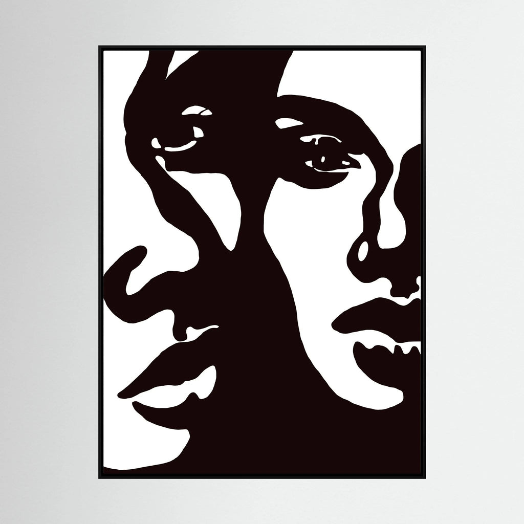 Abstract Dual Faces Stretched Canvas Wall Art