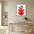 Surrealist Winged Collage Canvas Art  Avant-Garde Wall Decor