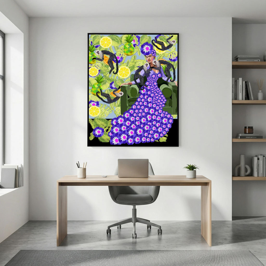 Frida in the Garden by Lynnda Rakos