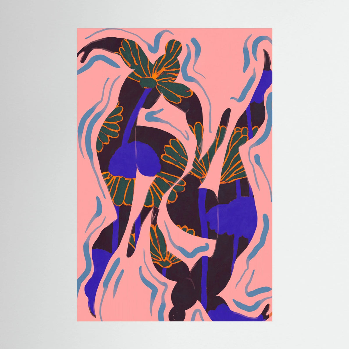 Vibrant Fluid Dance by Treechild