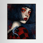 Young Geisha Stretched Canvas Wall Art