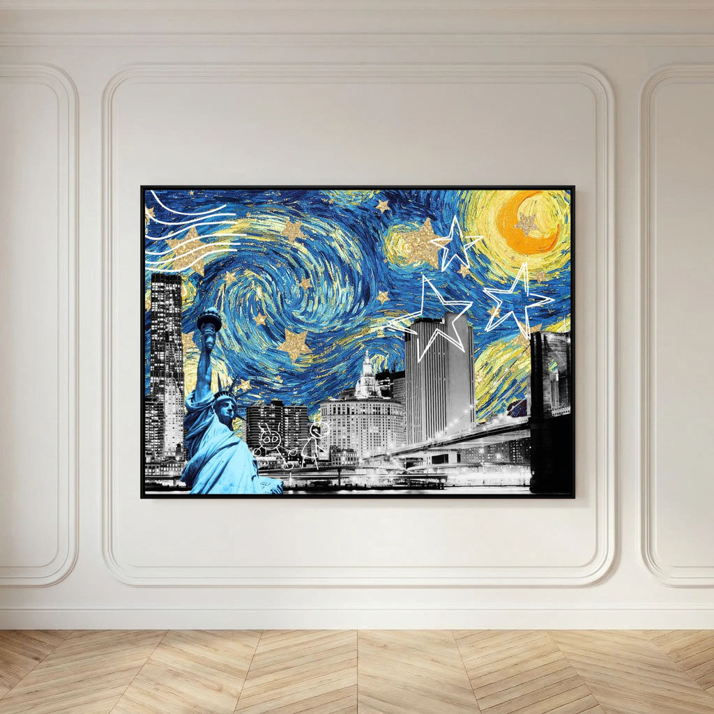 Starry Night New York by Athene Fritsch