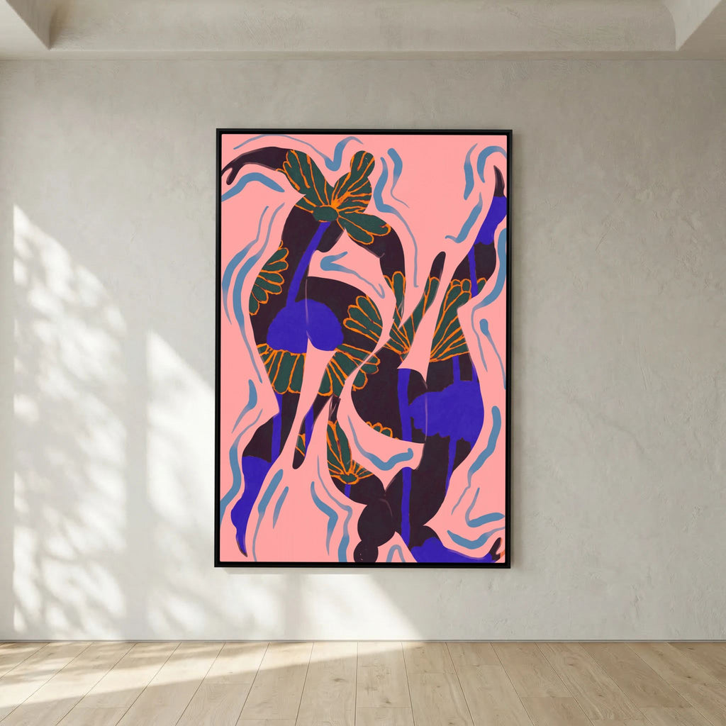 Vibrant Fluid Dance by Treechild