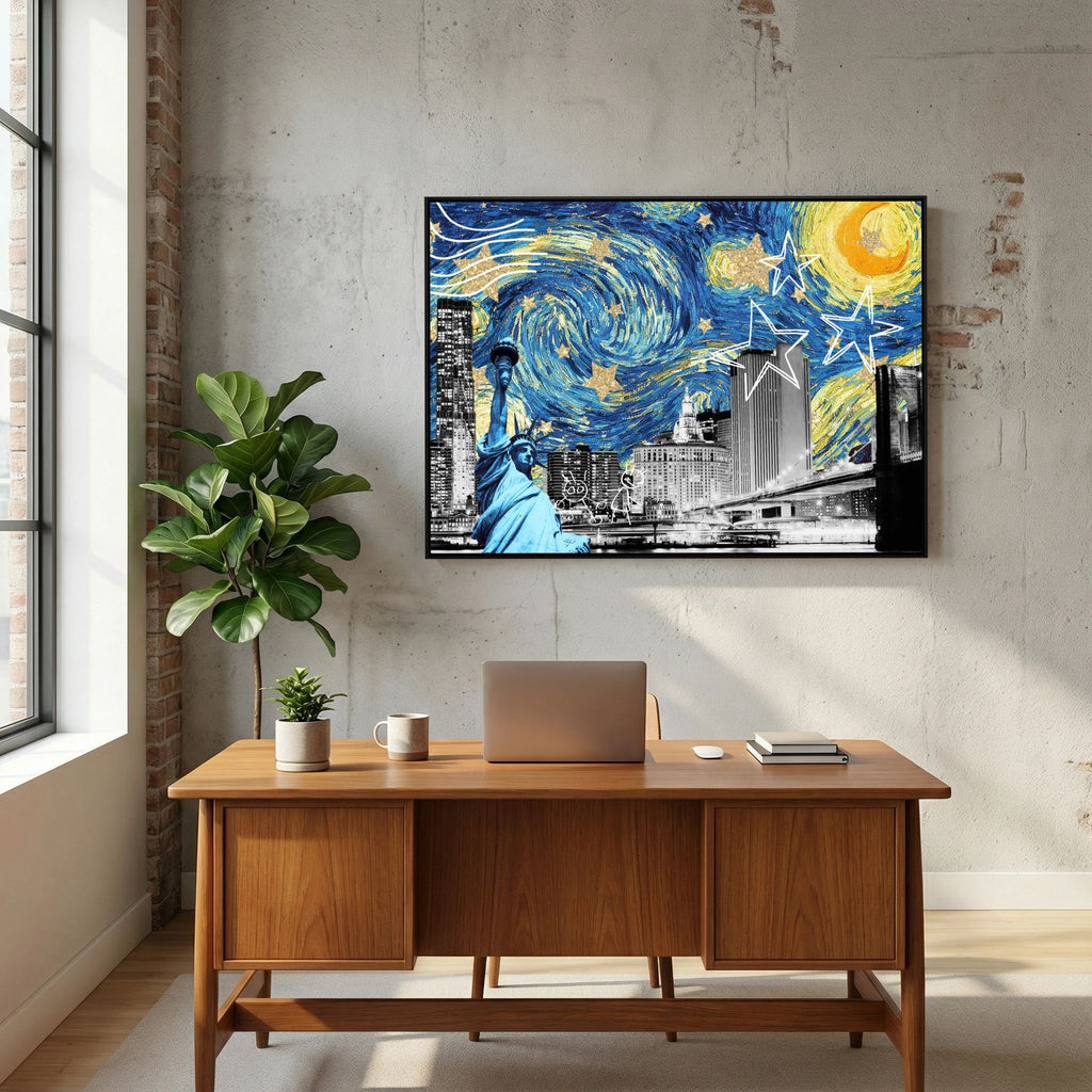 Starry Night New York by Athene Fritsch
