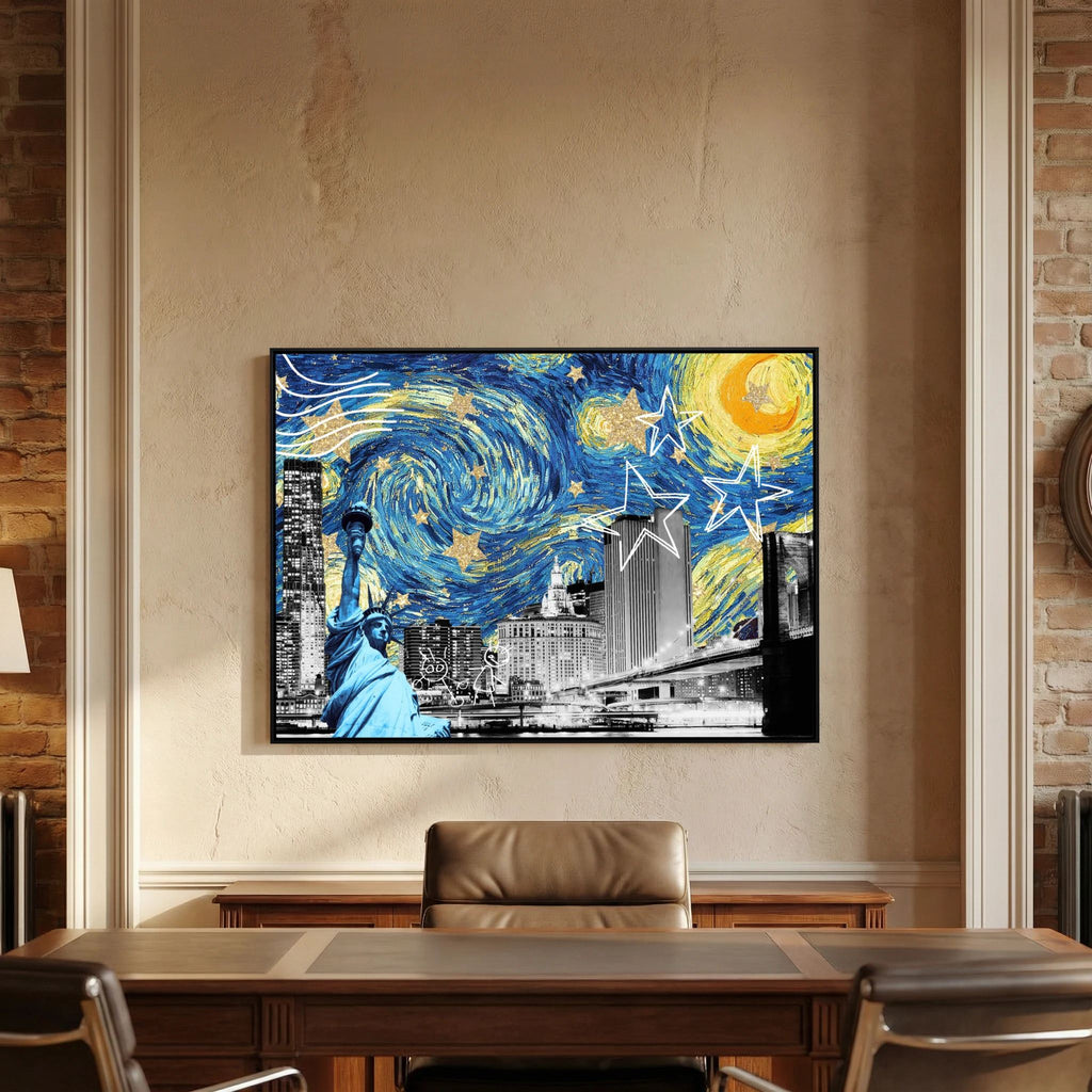 Starry Night New York by Athene Fritsch