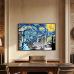 Starry Night New York by Athene Fritsch