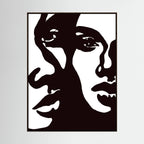 Abstract Dual Faces Stretched Canvas Wall Art