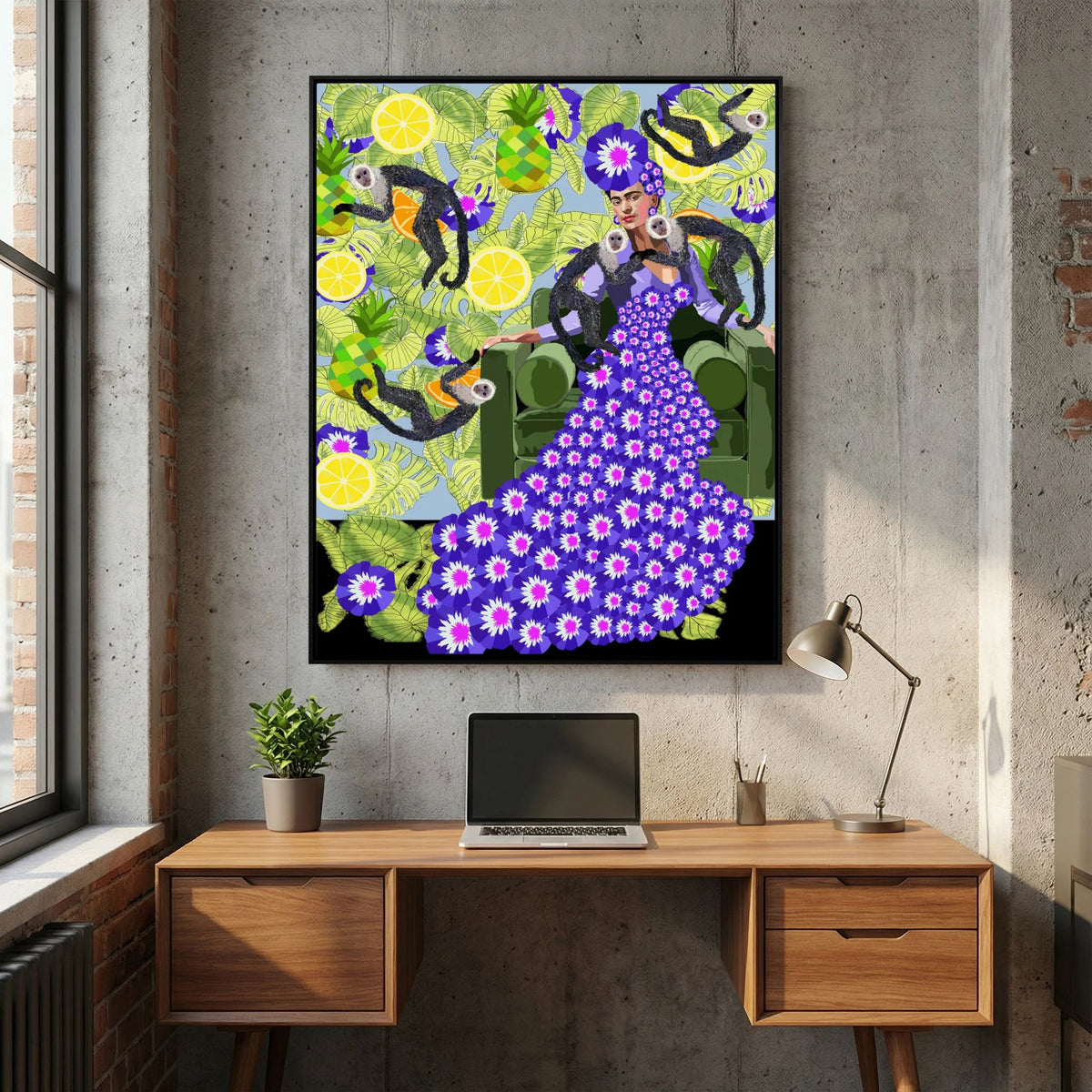 Frida in the Garden by Lynnda Rakos