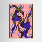 Vibrant Fluid Dance by Treechild